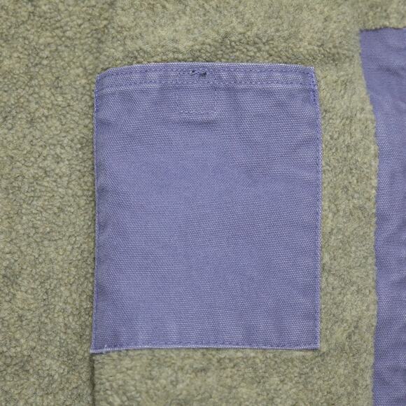 Vintage Carhartt WOMENS WV001 BDK Sherpa Lined Purple Vest Size Small - Picture 9 of 11